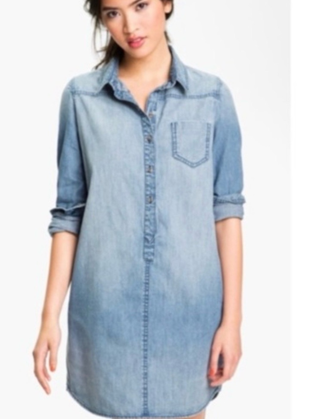 Gap Denim Shirt Dress Women’s Size Medium